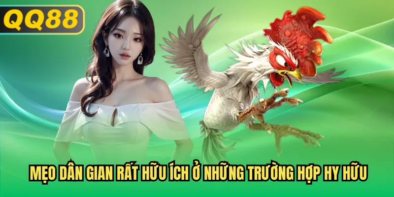 Mẹo dân gian rất hữu ích ở những trường hợp hy hữu